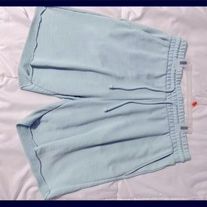 Baby blue shorts
